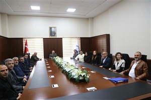 Toplumsal Katkı Koordinatörlüğünden Rektör Prof.Dr. Alpay Arıbaş’a Ziyaret.